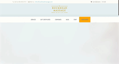 Desktop Screenshot of buckheadmassage.com